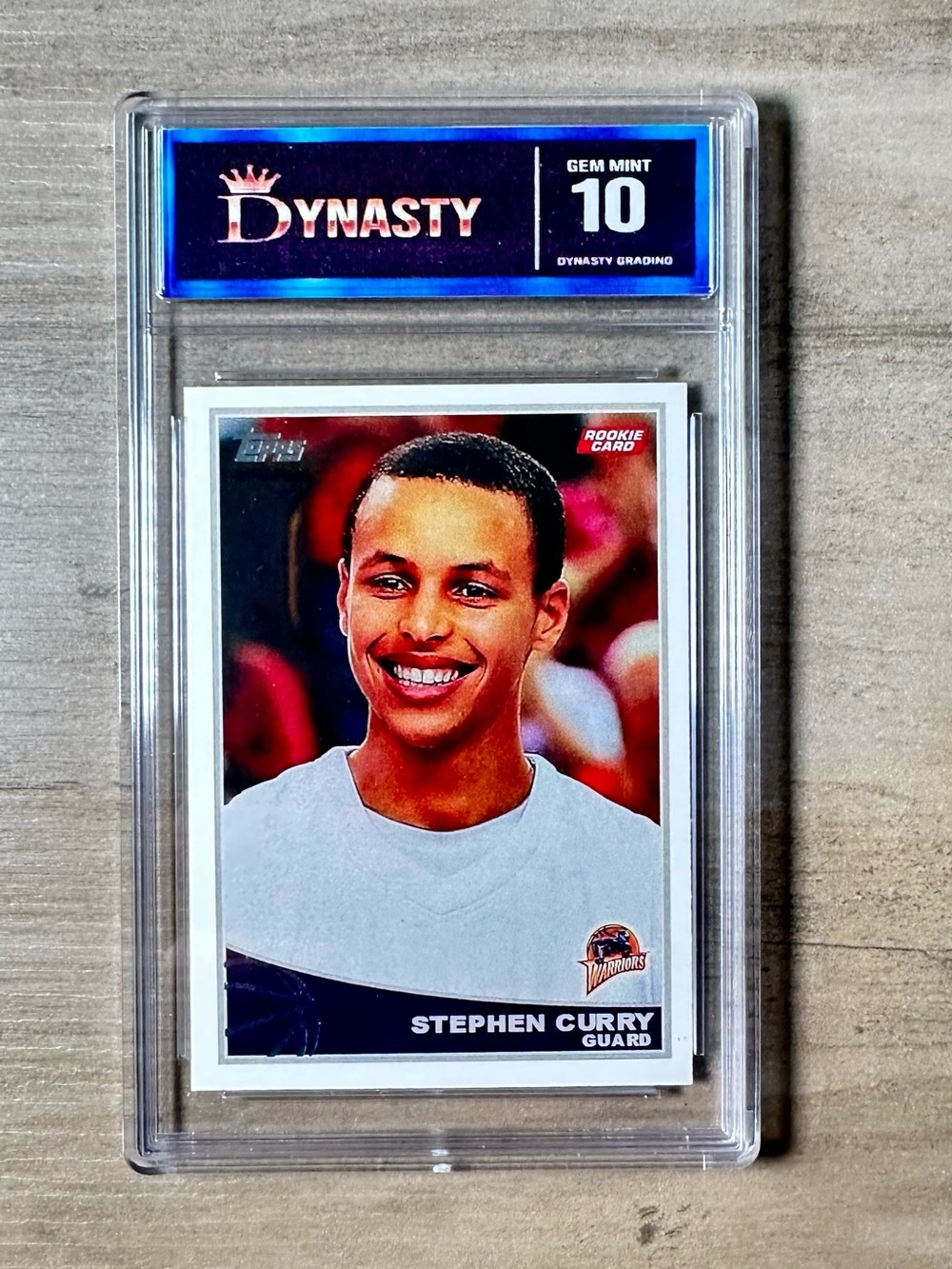 Stephen Curry Rookie Gem Mint 10 2009 Topps #321 Novelty Basketball Card.